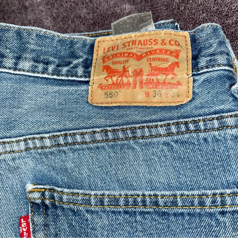 Levi Strauss & Co. Blue Denim Jeans 36X‎ 34